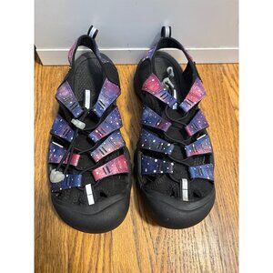 Keen Womens Waterproof Sandals Galaxy Print Size 10